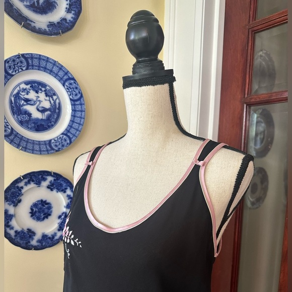 Oscar de la Renta | Pink Label Maxi Slip Dress & Dressing Robe Set, Size S - Picture 4 of 16